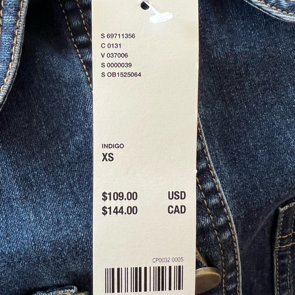 *SOLD* NWT Urban Outfitters Denim Coverall Jumpsuit XS - Picture 7 of 11